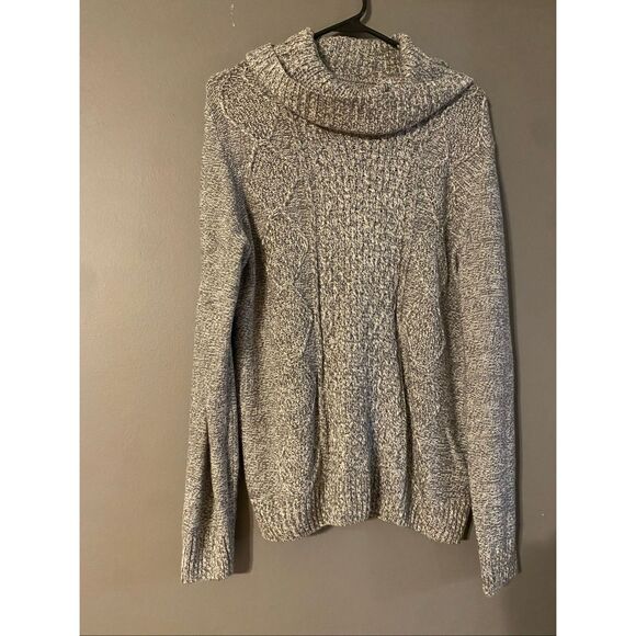Faded Glory Gray Knit Cowl Neck Sweater Size XL NWOT - Picture 3 of 7